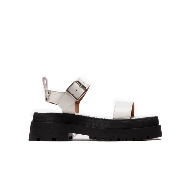 Davida White Leather