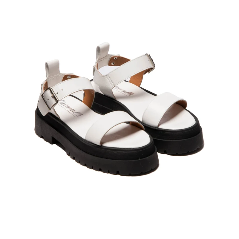 Davida White Leather