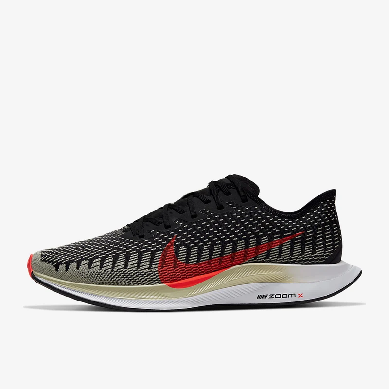 Nike Zoom Pegasus Turbo 2 - Black/Laser Crimson-Olive Aura