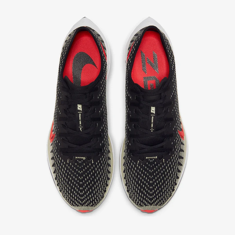 Nike Zoom Pegasus Turbo 2 - Black/Laser Crimson-Olive Aura
