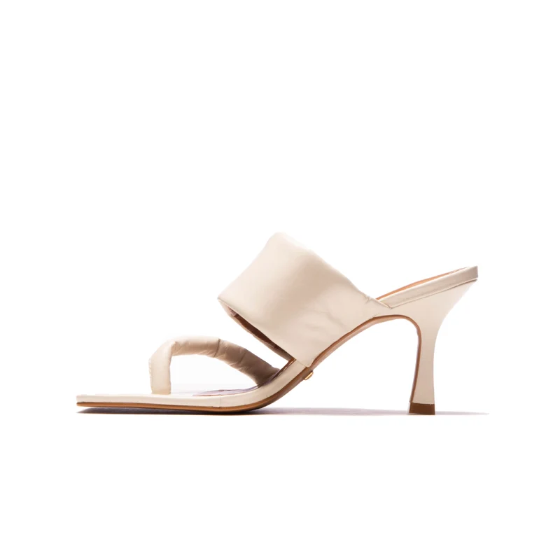 Jet Off White Leather