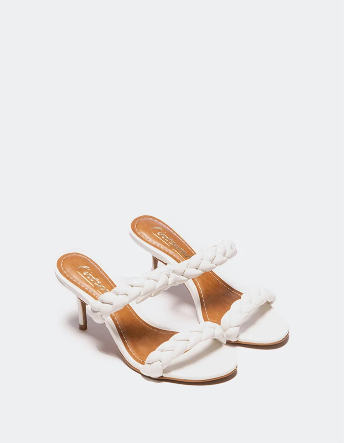 Nigella White Leather